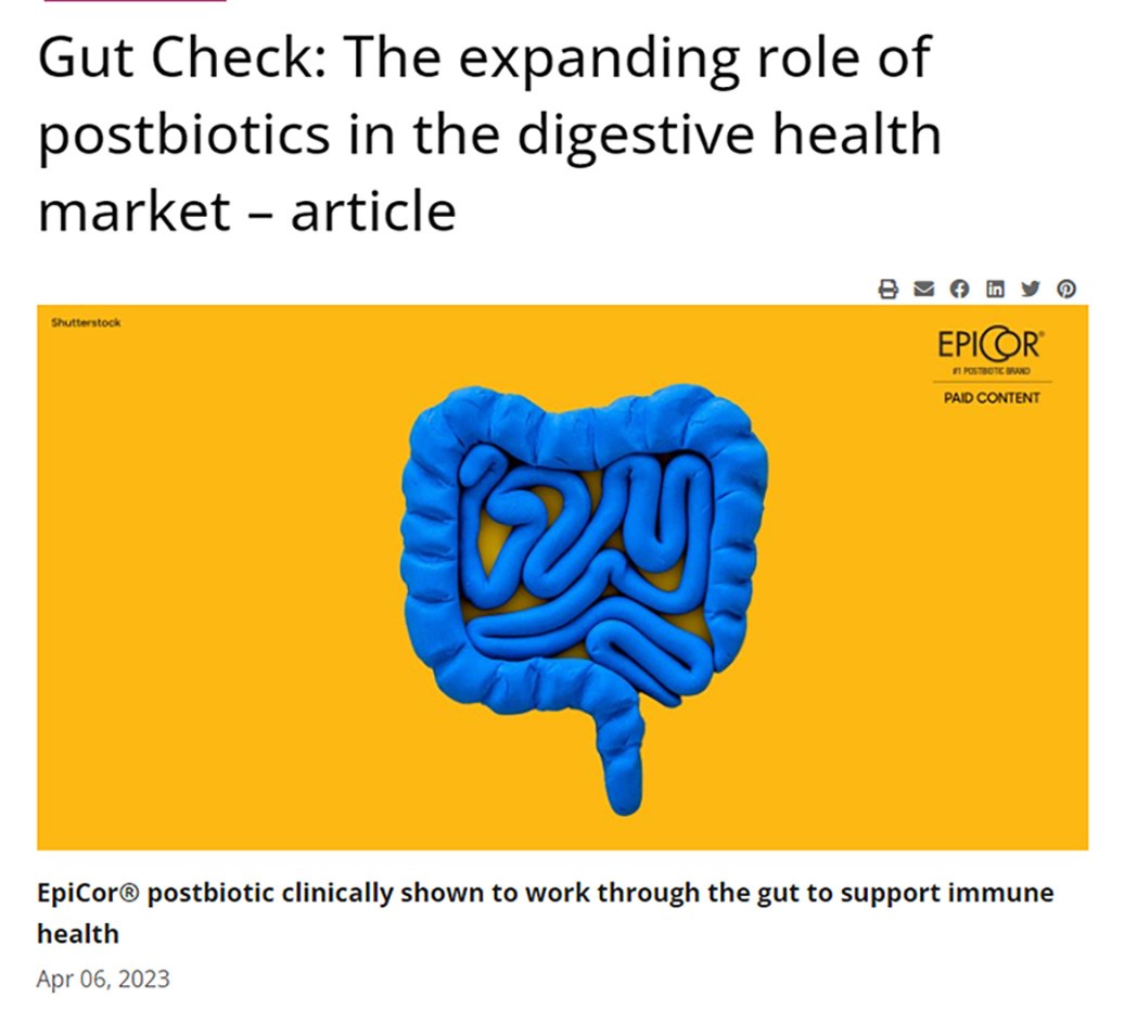 Gut Check: The expanding role of postbiotics in the digestive health market