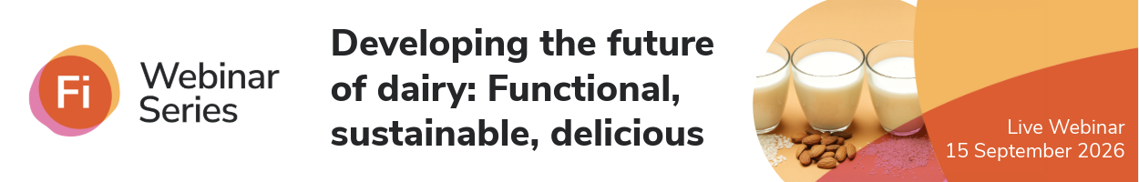 Developing the future of dairy: Functional, sustainable, delicious