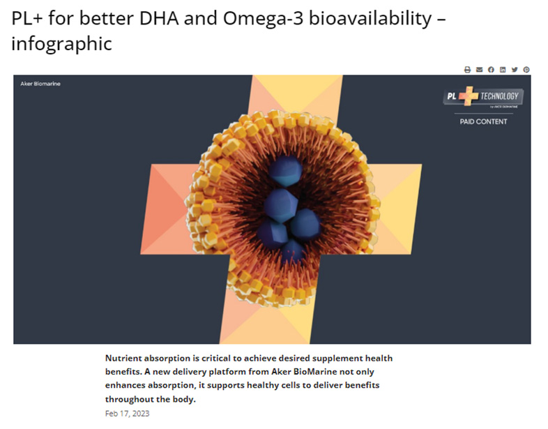PL+ for better DHA and Omega-3 bioavailability